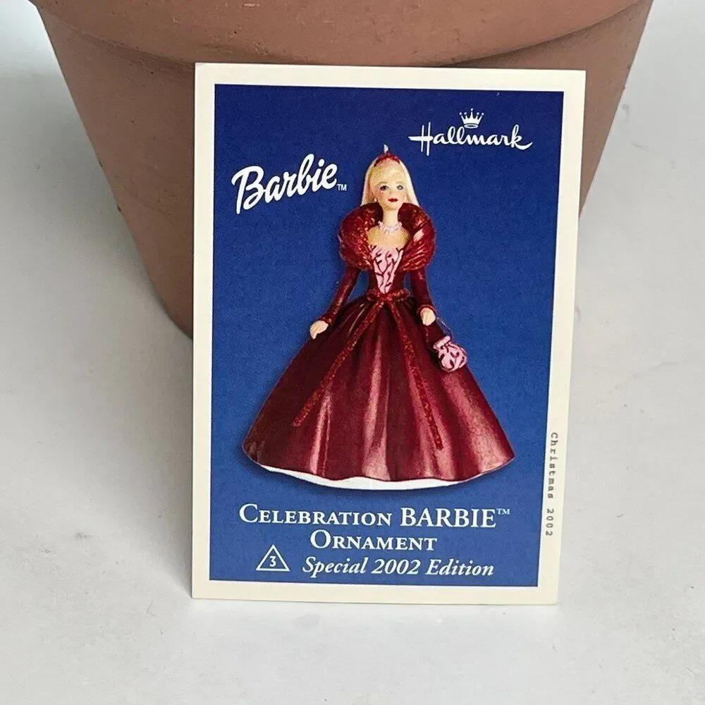 Christmas Ornament Hallmark Keepsake Barbie Celebration Vintage‎ Collector